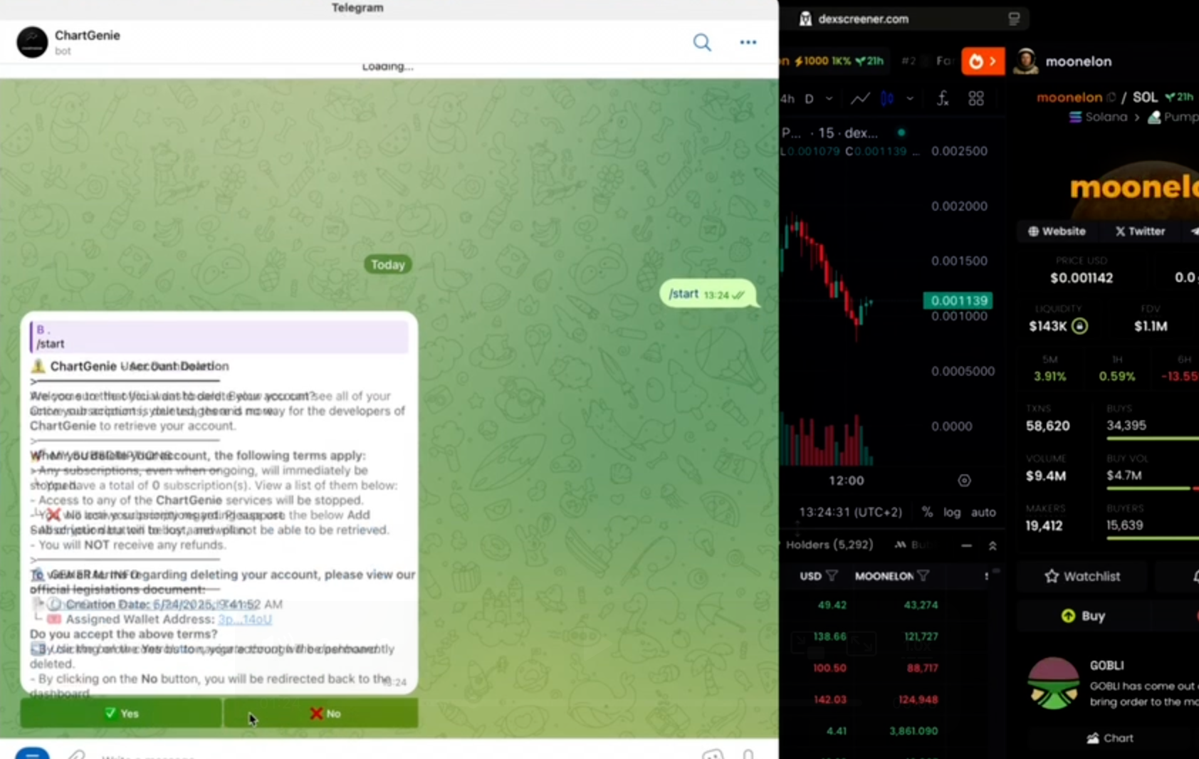 ChartGenieAI tutorial video — using the AI crypto analysis tool for market predictions